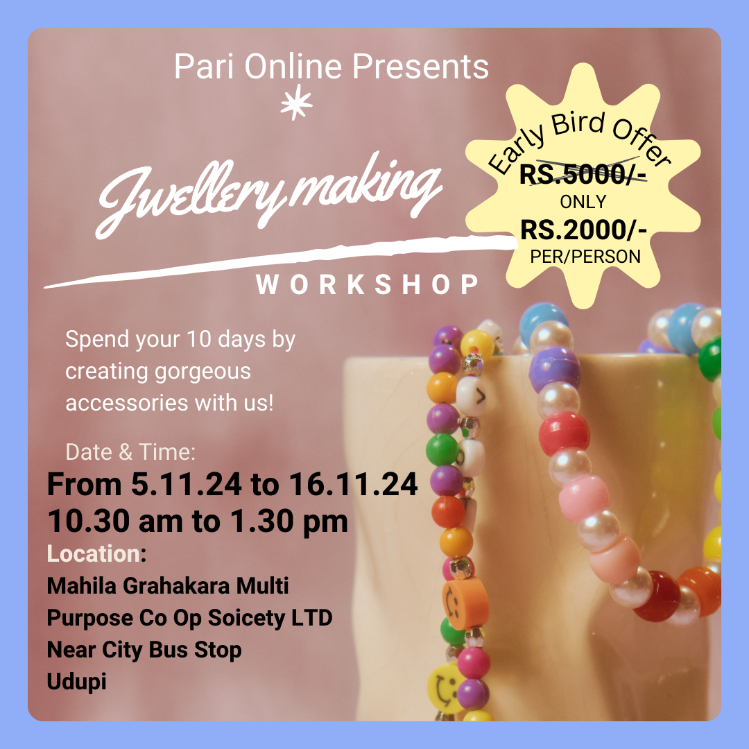 Jewellery making Work Shop-Udupi