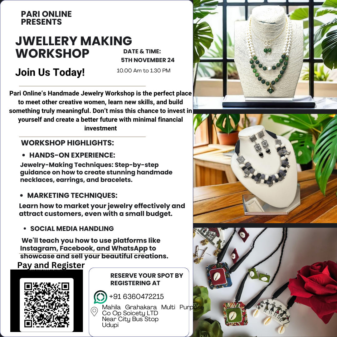 Jewellery making Work Shop-Udupi