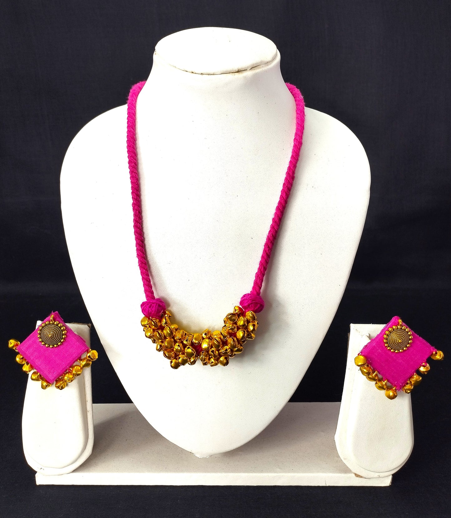 Pink Fabric Jewellery