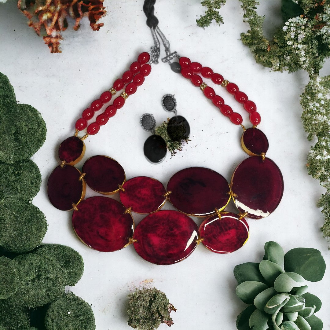 Victorian Resin Necklace