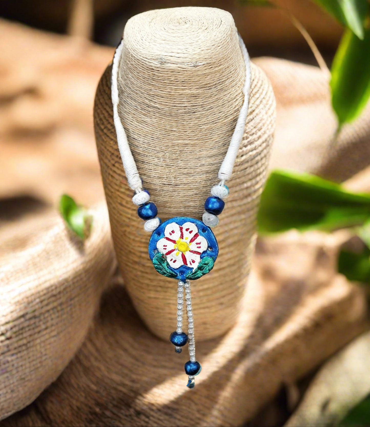 Hand Painted  Necklace